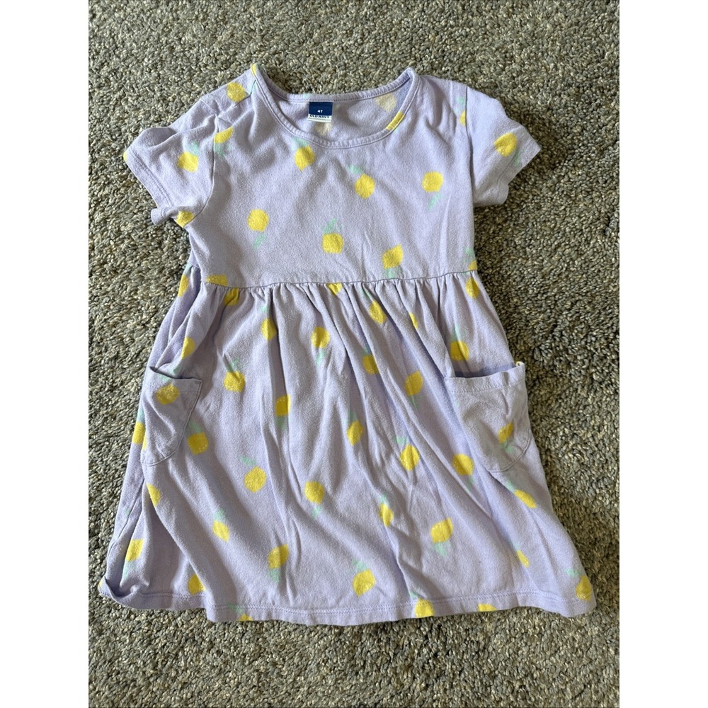 Old Navy‎ Girls Short Sleeve Dress Purple Size 4T